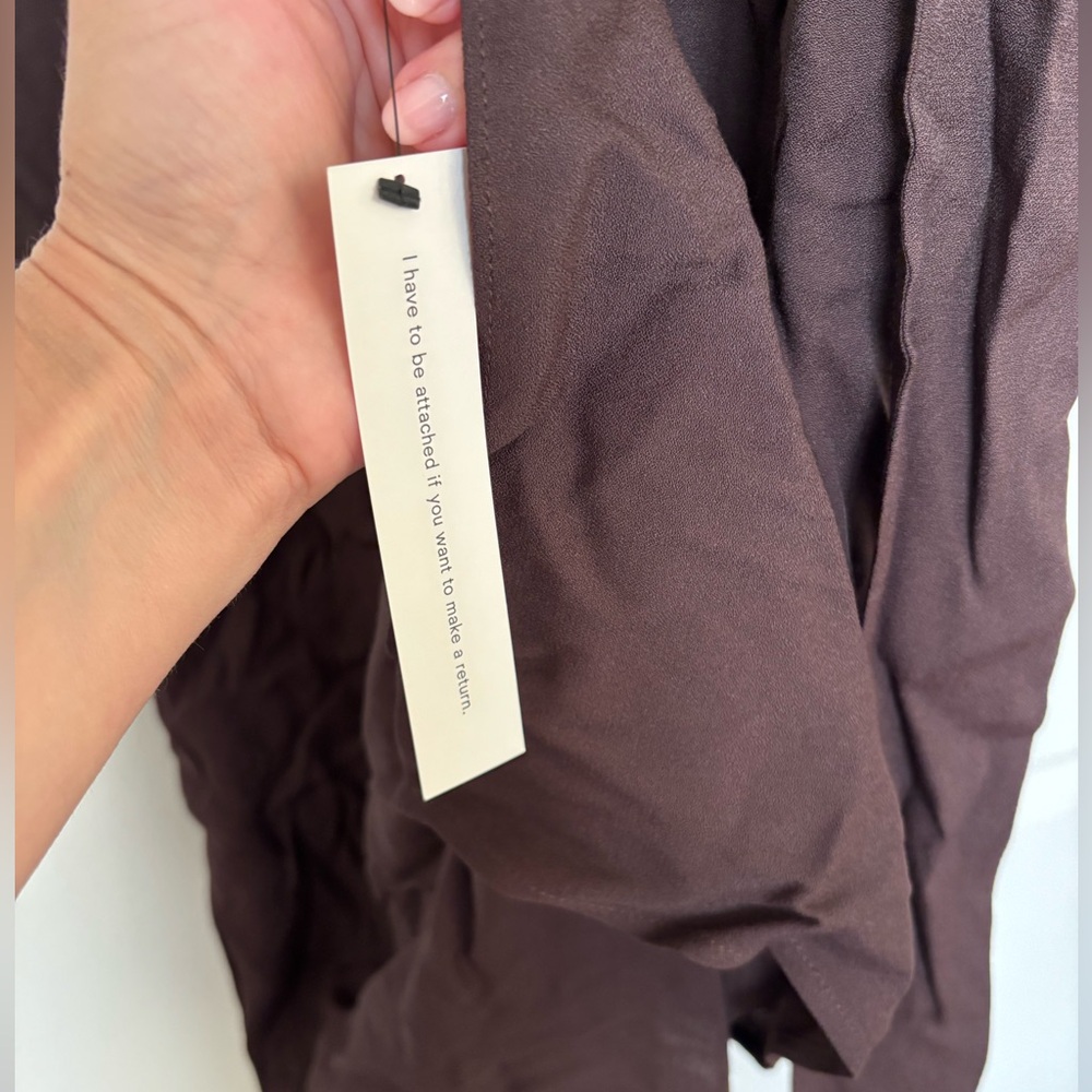 Reformation Maeva Dress Brown - Picture 4 of 4